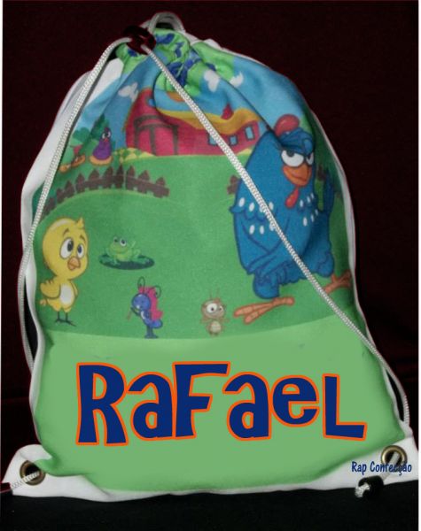 Mochilinha 23x30 malha oxford
